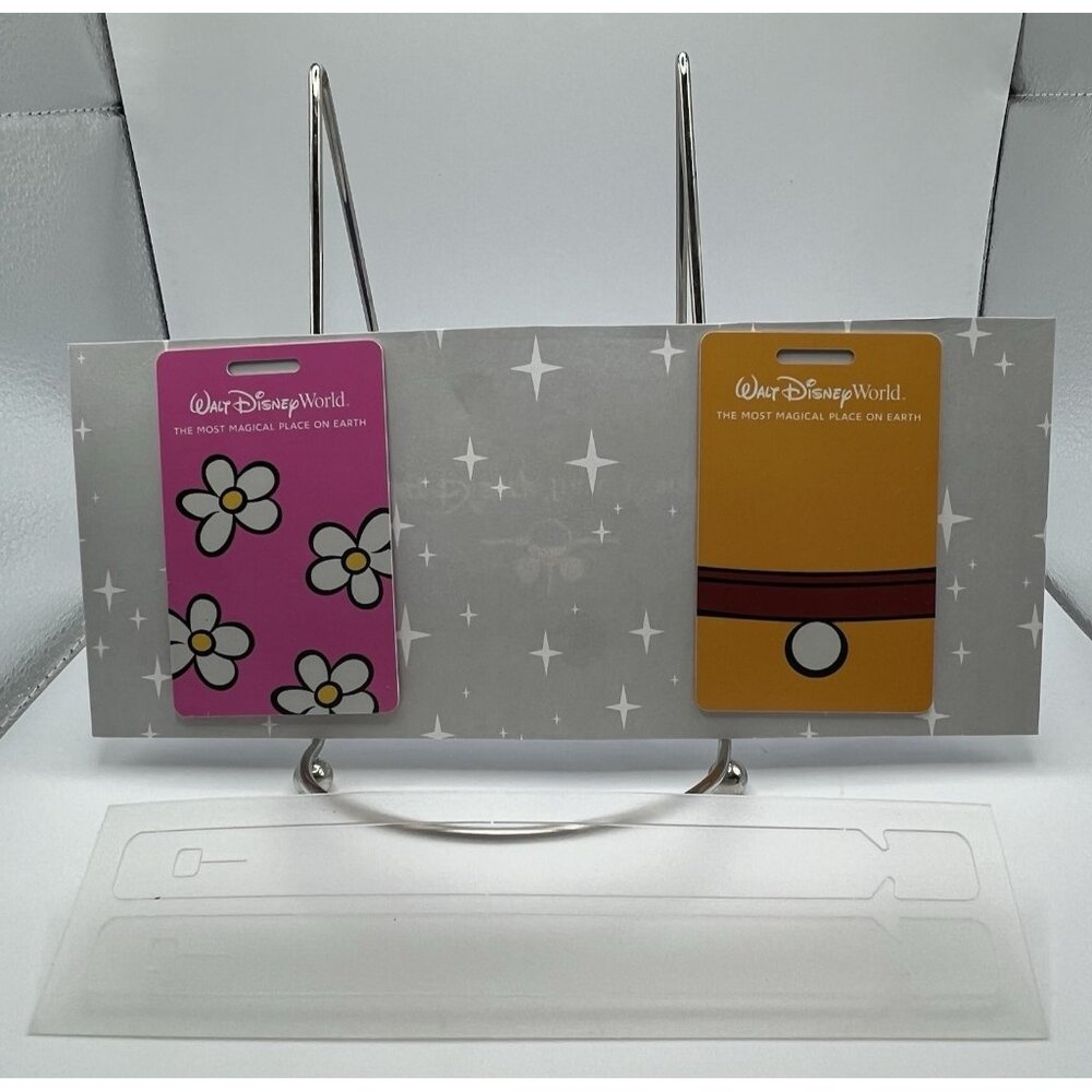 NEW Disney Resort Luggage Tags Set of 2 Pluto Daisy Collectible Gifts